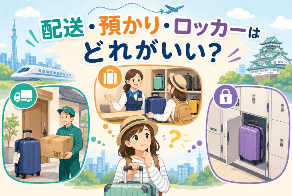 配送・預かり・ロッカーはどれがいい？