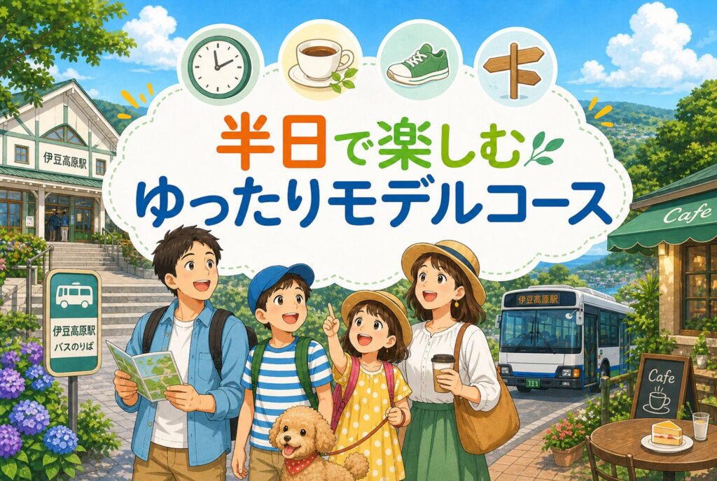 半日で楽しむ ゆったりモデルコース