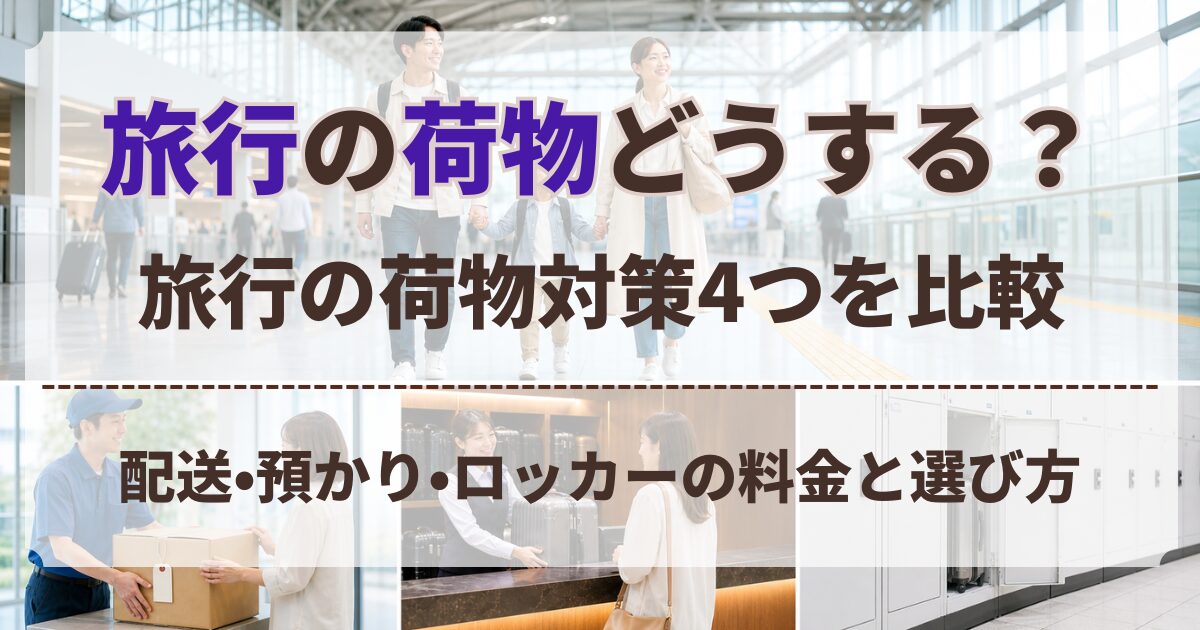 旅行 荷物 どうする