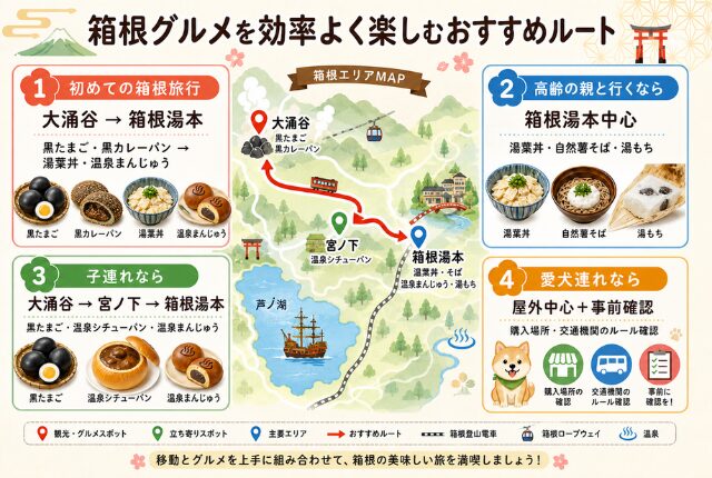 目的別おすすめルート